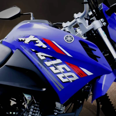 Xtz 150 Calcomanias 2021 / 2022 azul con blanco y rojo