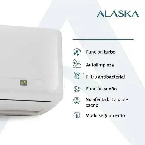 Aire acondicionado Alaska 2650W frío/calor 2