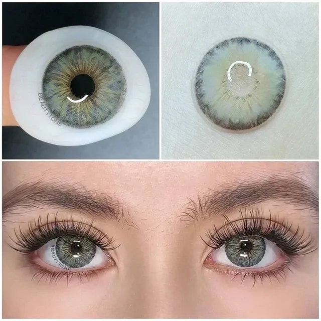 Lentes de contacto - Referencia: Cleopatra Gray - Pupila Reducida  7