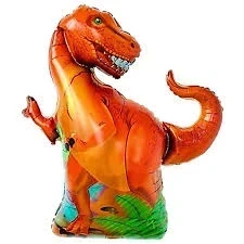 Globo Dinosaurio rex con Hoja 40cm