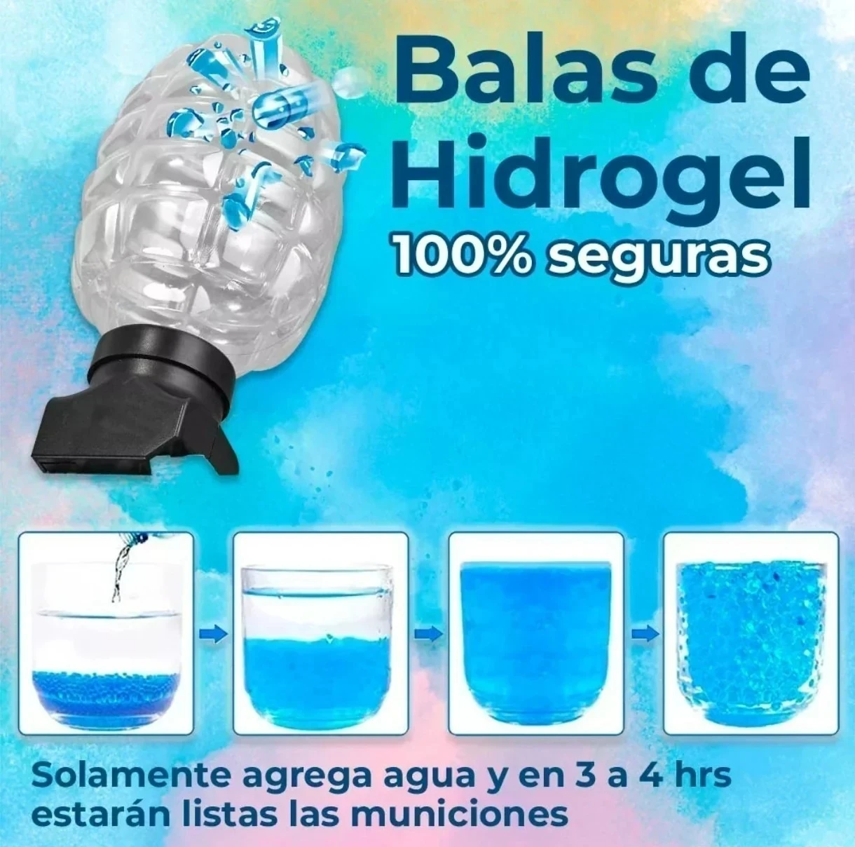 ARMA JUGUETE PISTOLA HIDROGEL 2
