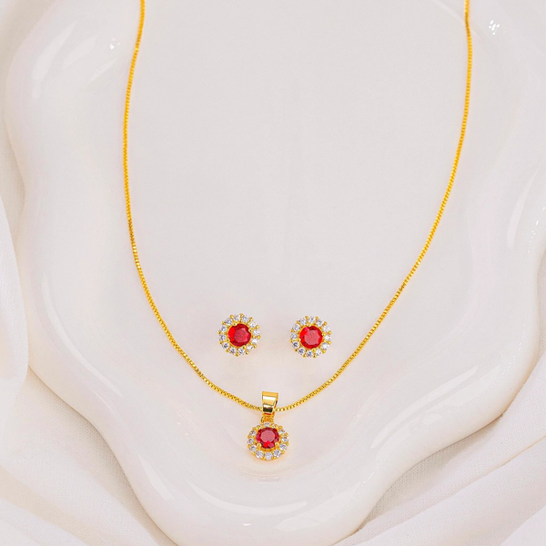Set Collar y Aretes