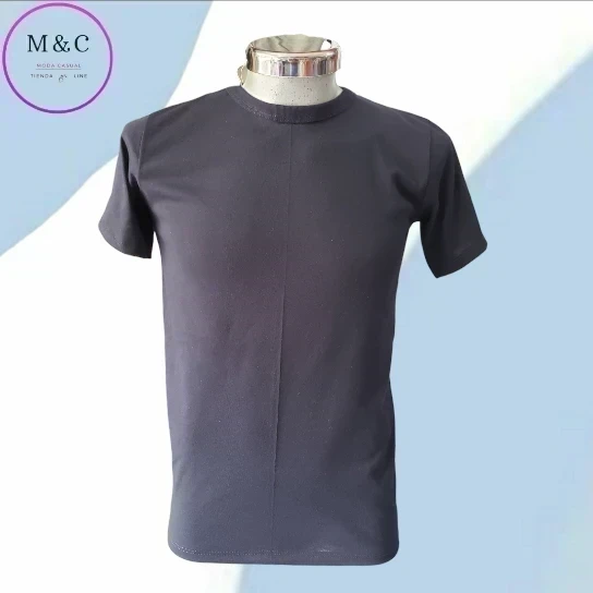 playera lisa xl algodón  manga corta 6