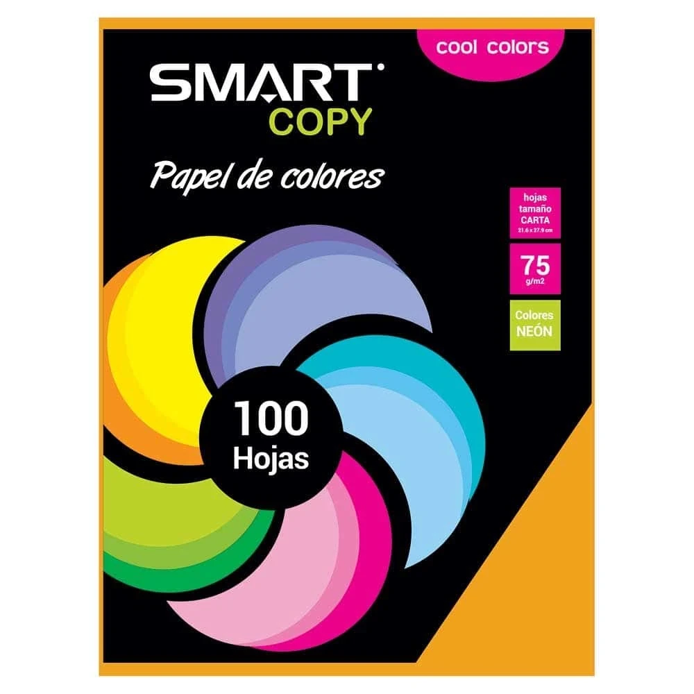 Hojas amarillo medio 100 t/carta