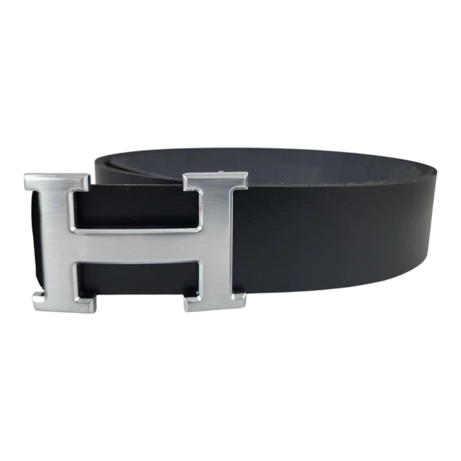 HERMES hebilla nickel cueeo vaqueta negro