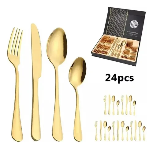 Juego de cubiertos X24 Piezas Luxury 4