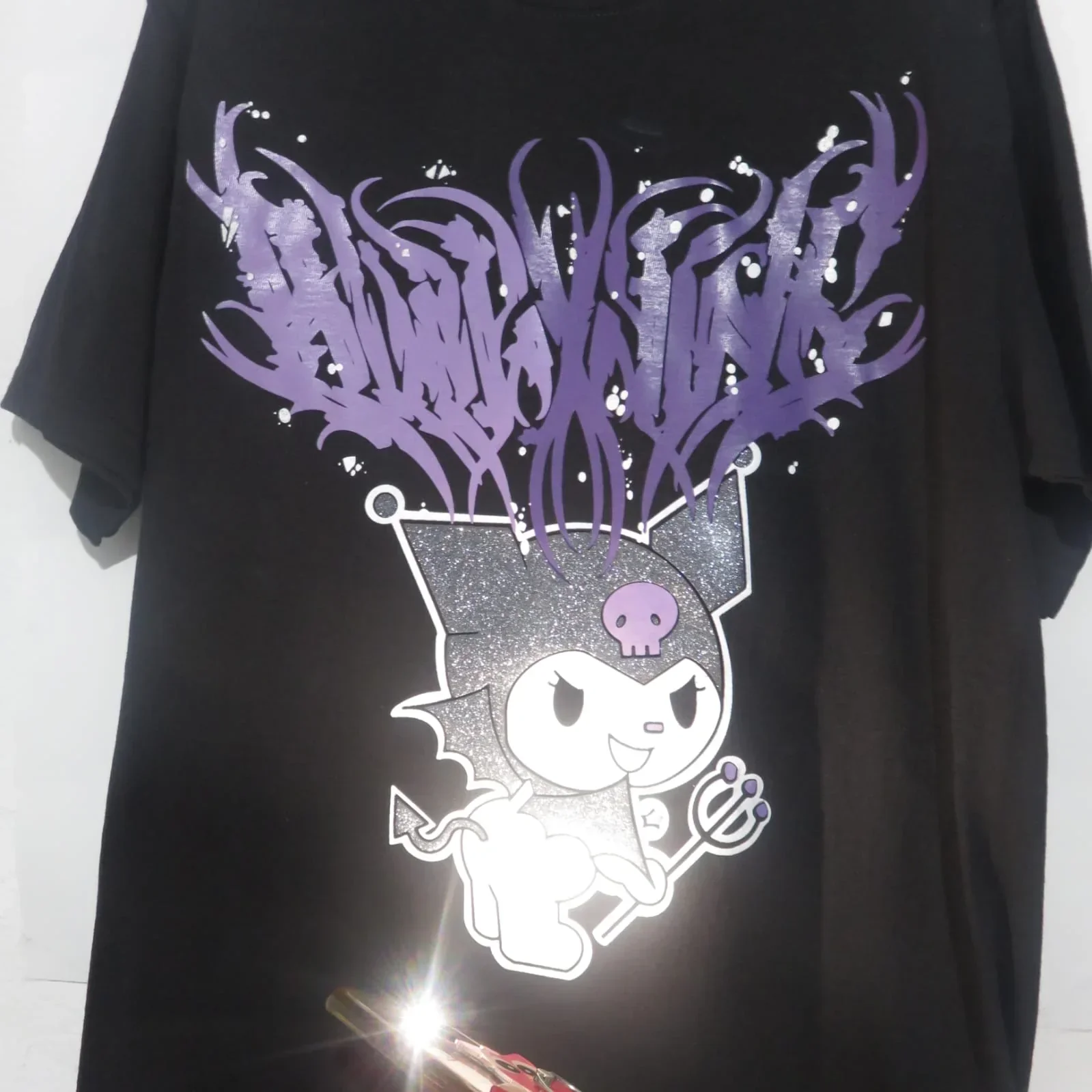 Playera de Kuromi Diablita con efecto 3