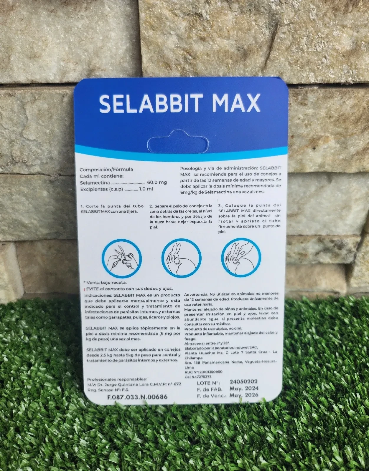 SELABBIT 0.5ML 2.5KG A 5KG CONEJO 2