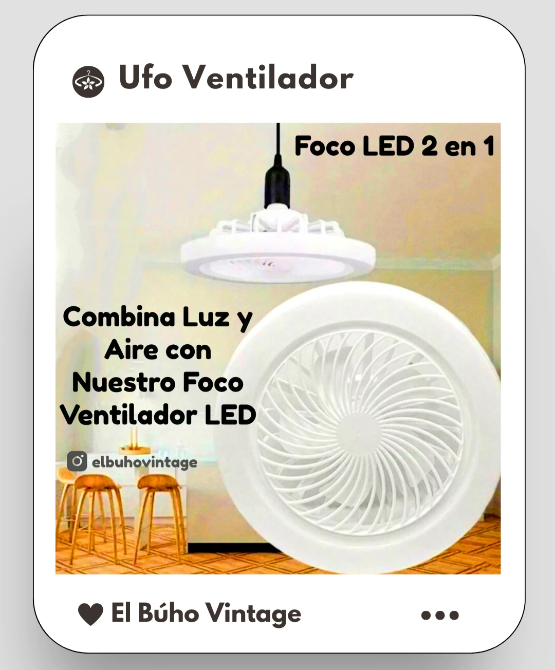 Ufo Ventilador 30w 3