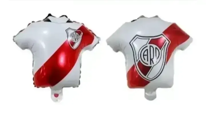 Globo metalizado silueta 15 pulgadas camiseta de fútbol  3
