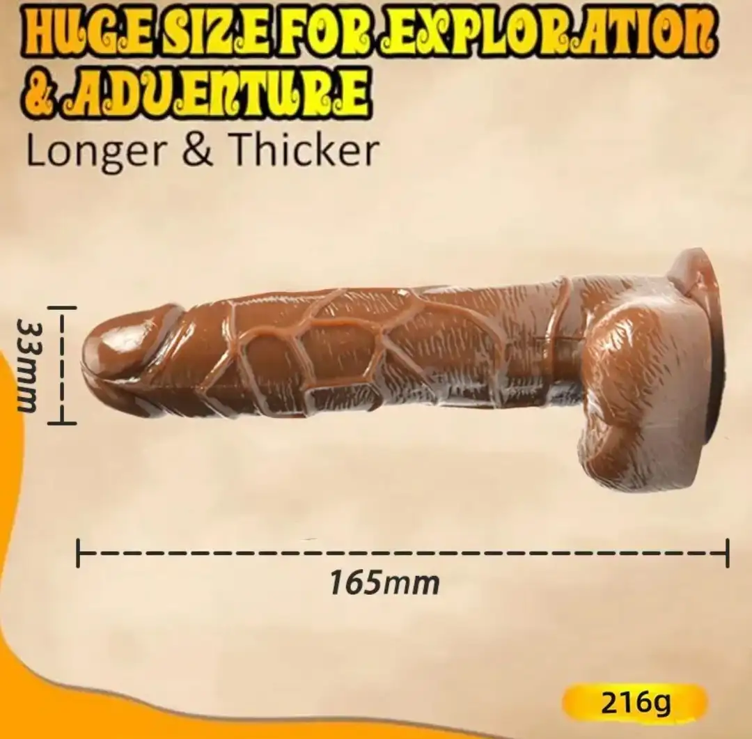 Dildo consolador realista con ventosa (16.5 cm) 2