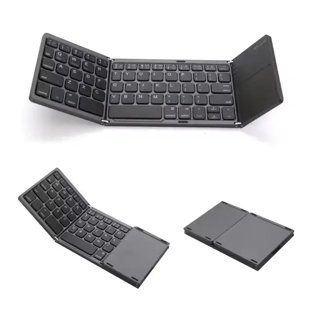 TECLADO BLUETOOTH PLEGABLE MOD: B033 EN 3 PARTES	