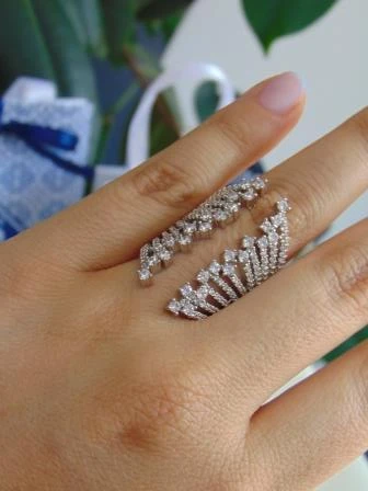 ANILLO ACERO PLATE MAXI BRAZALETE MINI CIRCONES 3