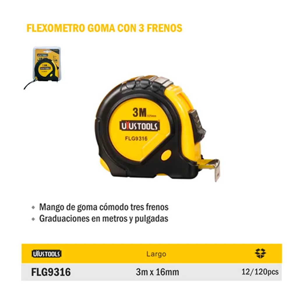 FLEXO engomado UYUST 3 M X 16 mm
