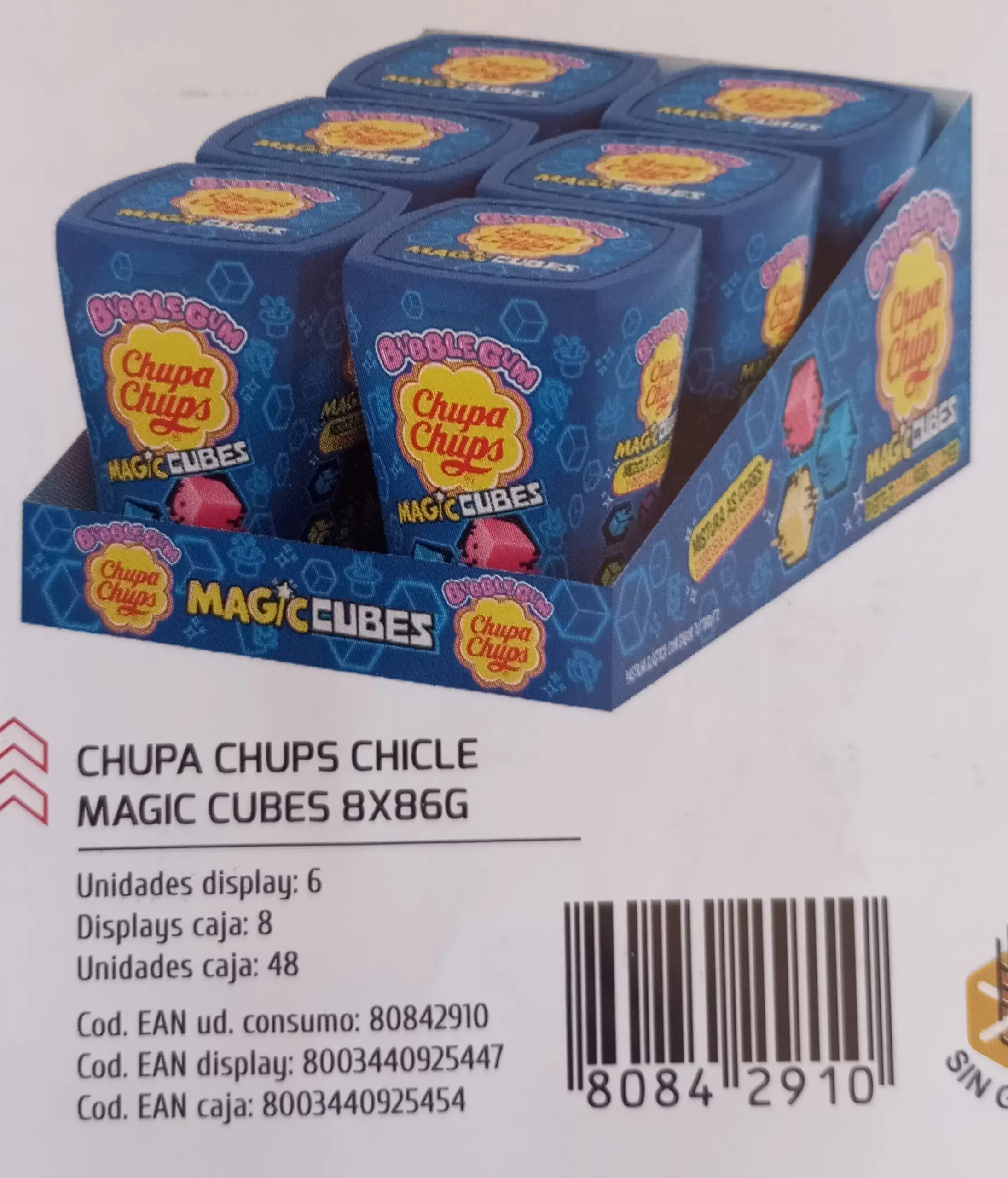 CHUPA CHUPS CHICLE MAGIC CUBOS