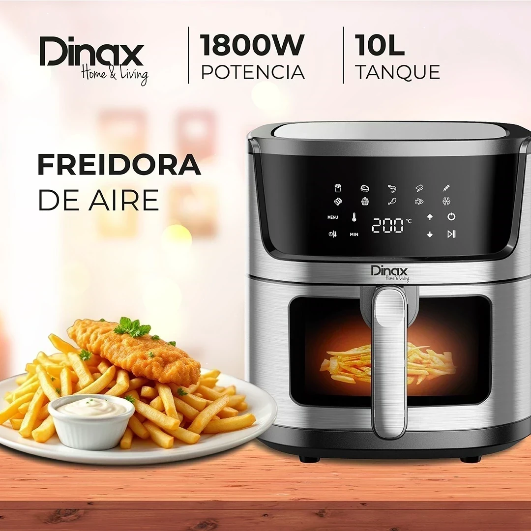 FREIDORA DE AIRE DINAX 10 LITROS 