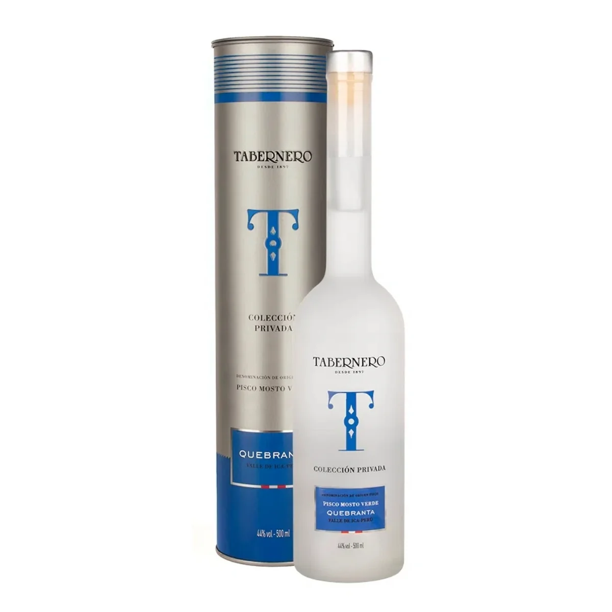 PISCO MOSTO VERDE QUEBRANTA TABERNERO 500ML TUBULAR
