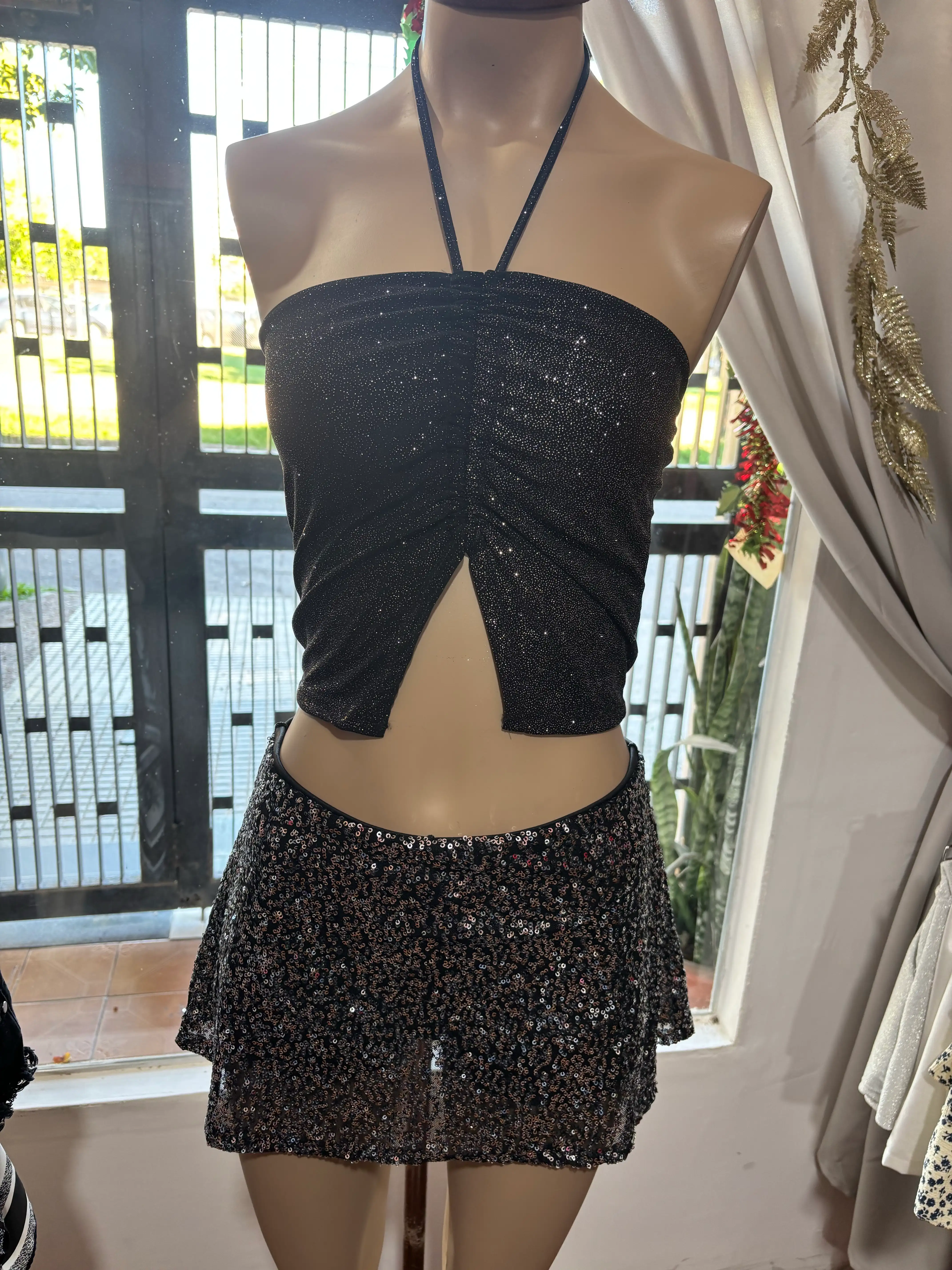 Skort lentejuelas 2