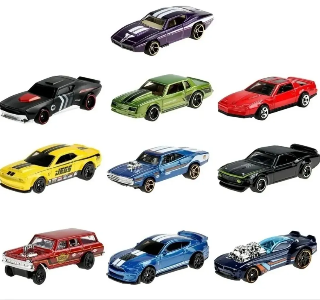 Hot Wheels Colección De Carros Muscle Mania 10 Pzas 2
