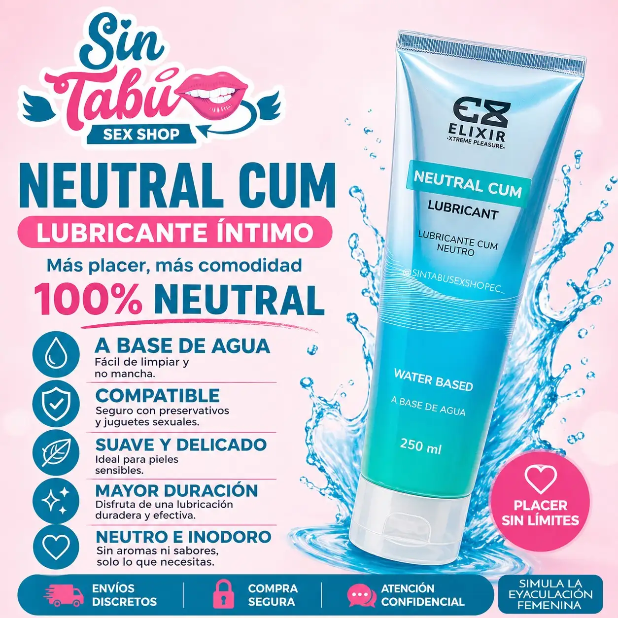 LUBRICANTE ÍNTIMO NEUTRAL CUM NEUTRO 