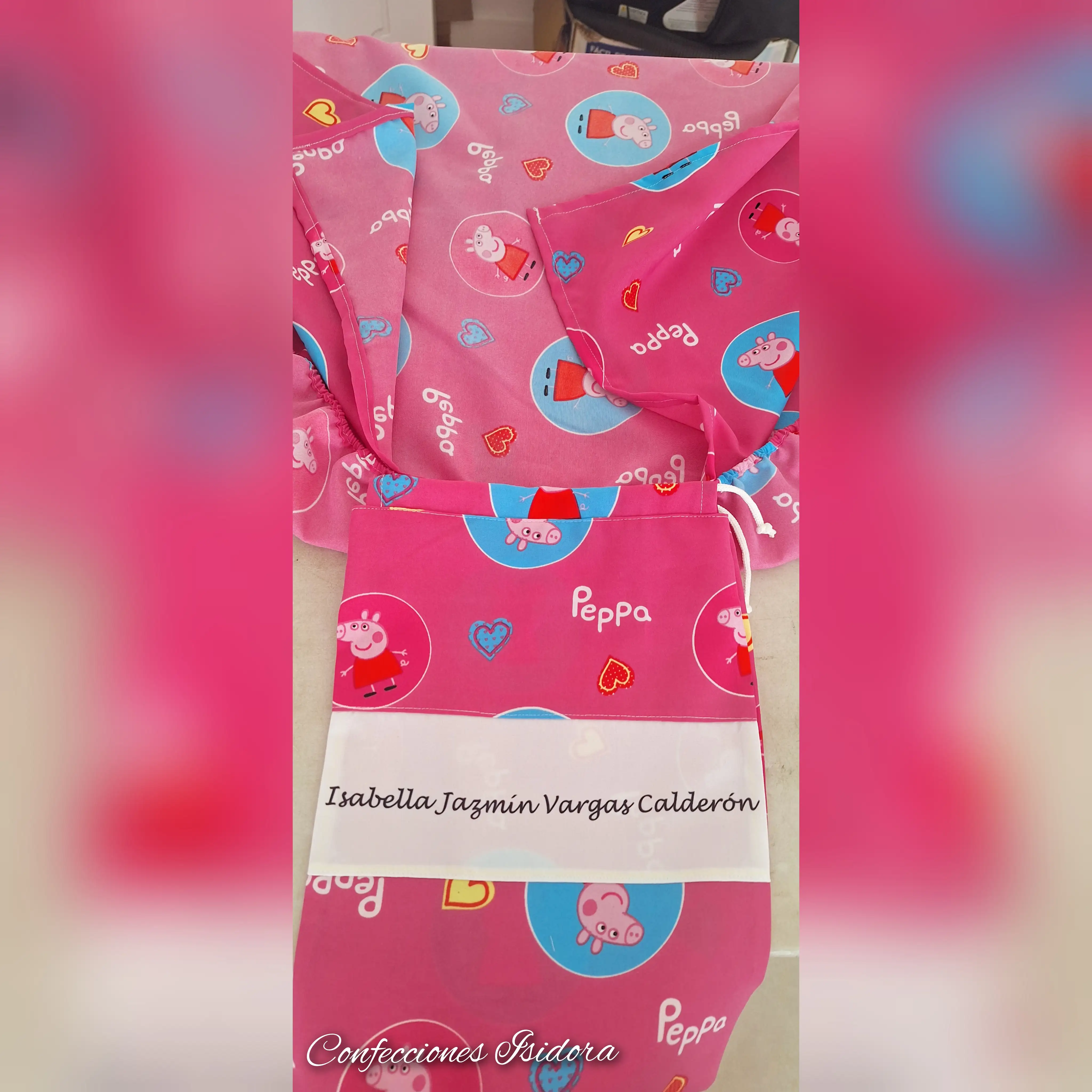 Juego de sábanas peppa pig