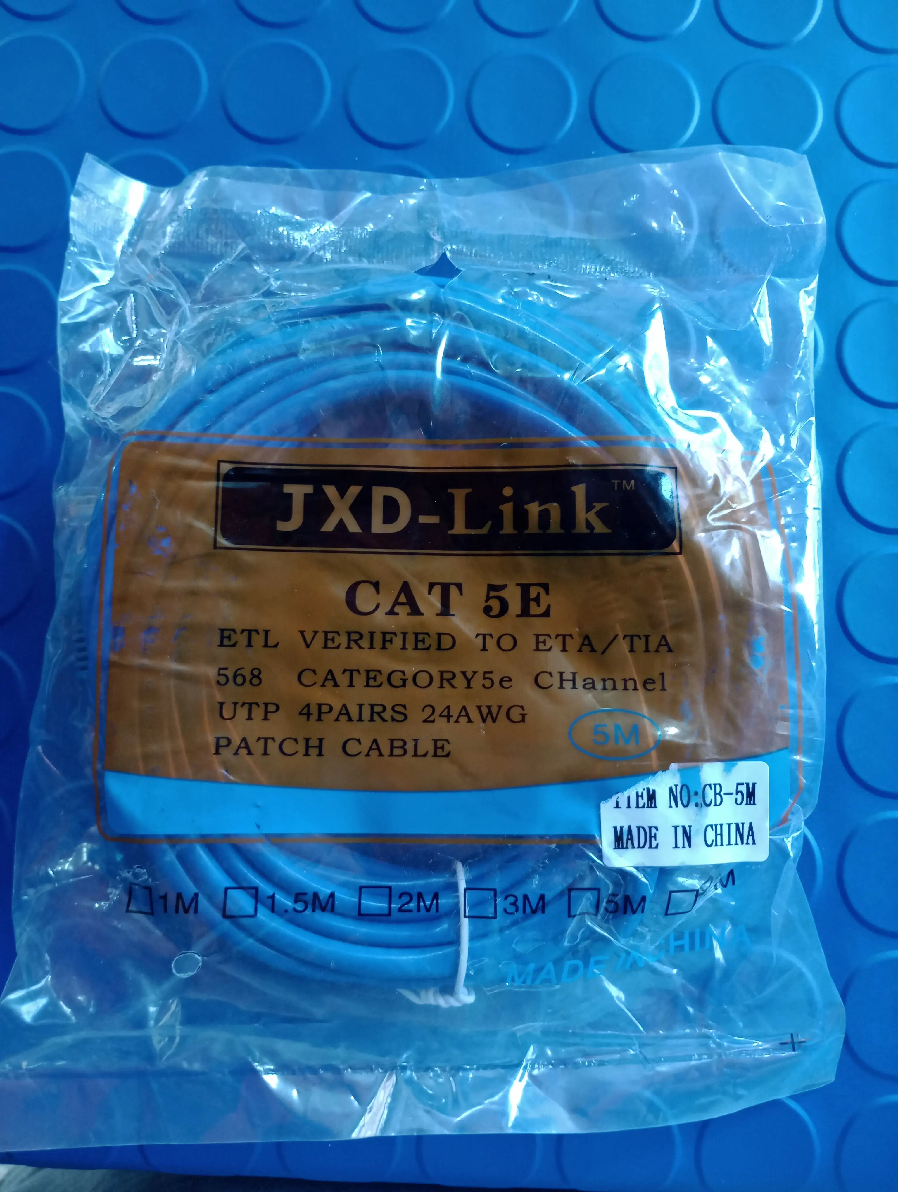 Cable de red utp rj45 categoria 5e