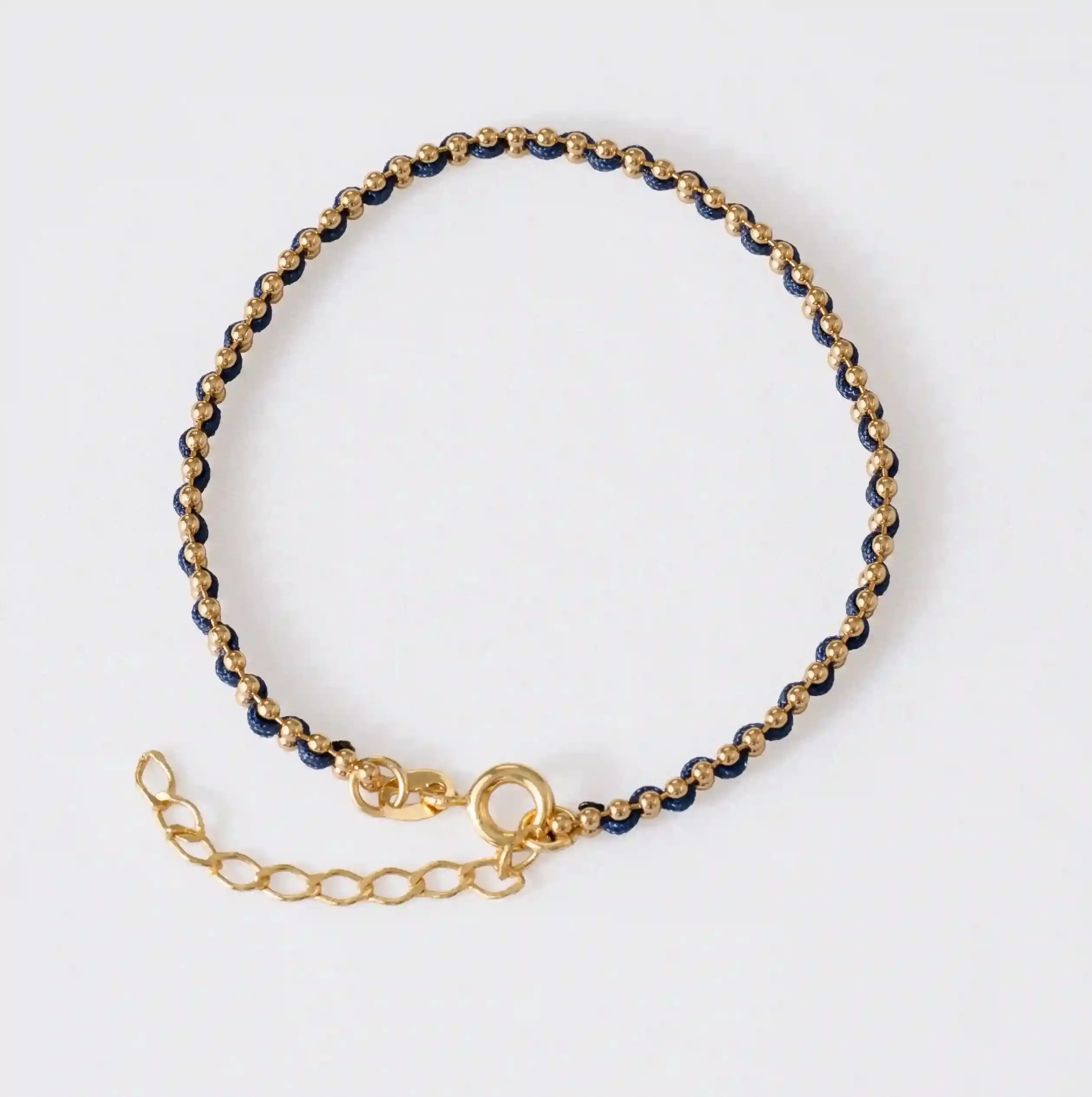 Pulsera Hilo Laminado 15cms + Extensor 