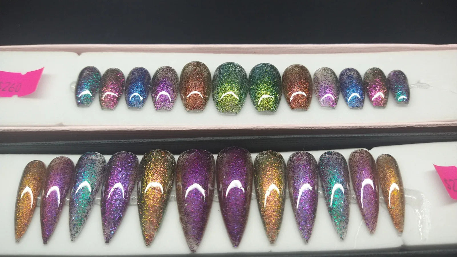 Uñas camaleón cambian de color