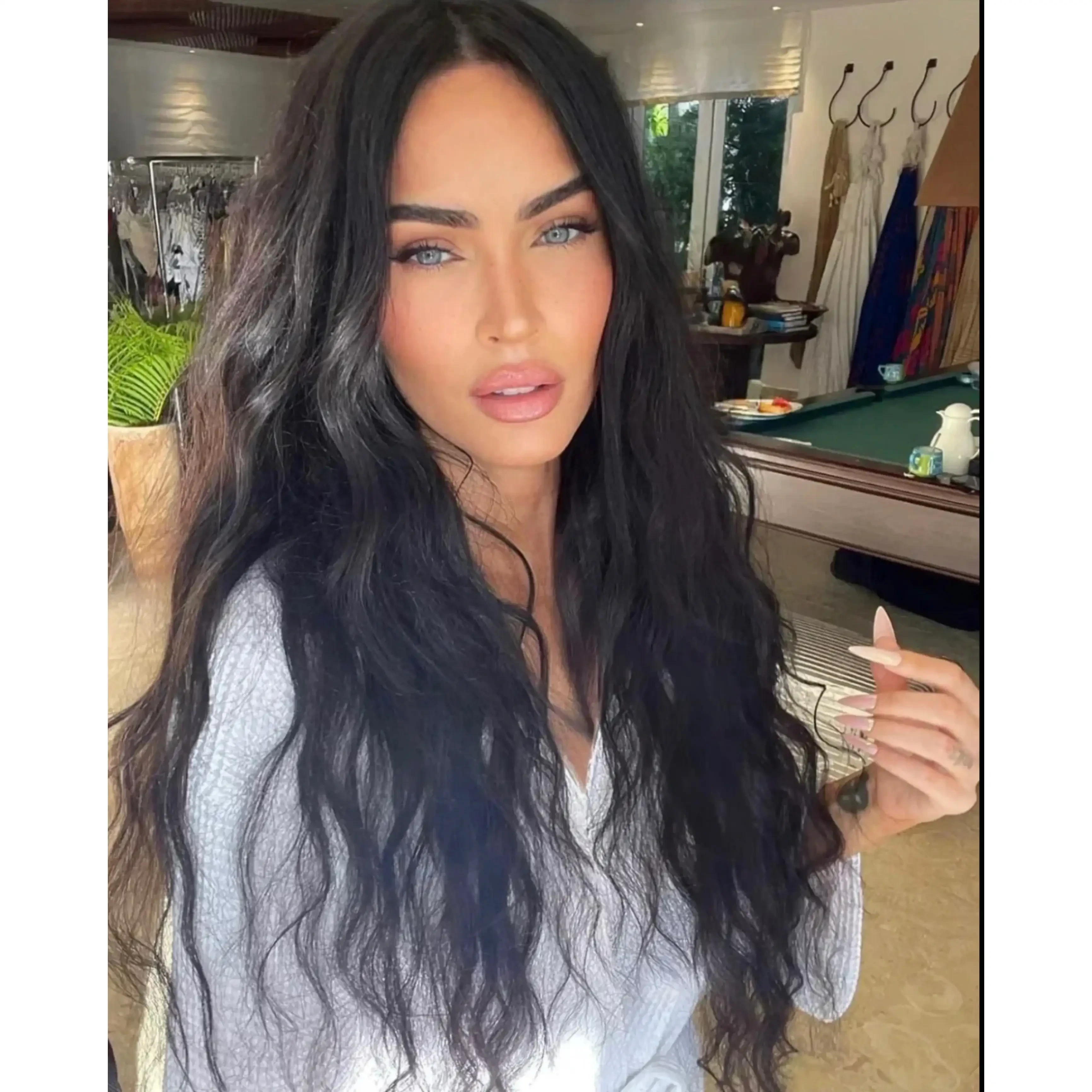 Peluca ondulado 24”  cabello brazileño, 