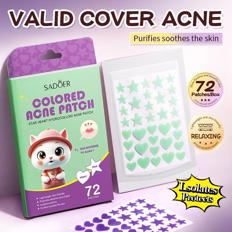 Sadoer Colored Acne Patch (72 paeches)