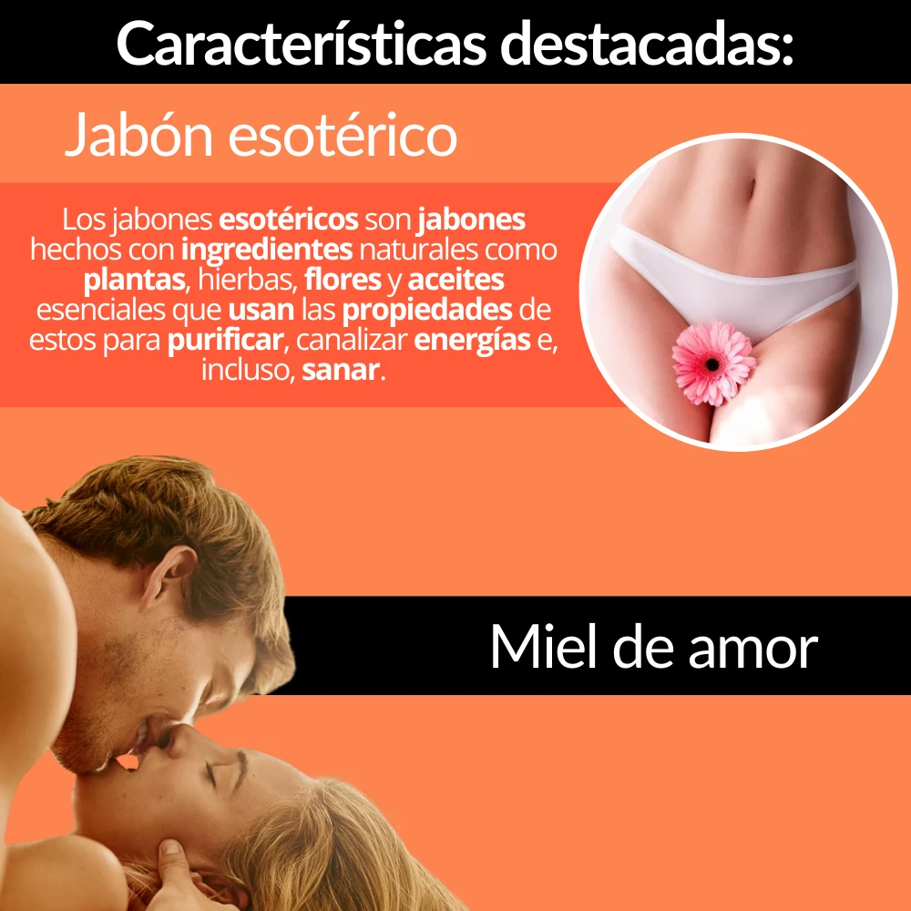 Jabón esotérico miel de amor  2