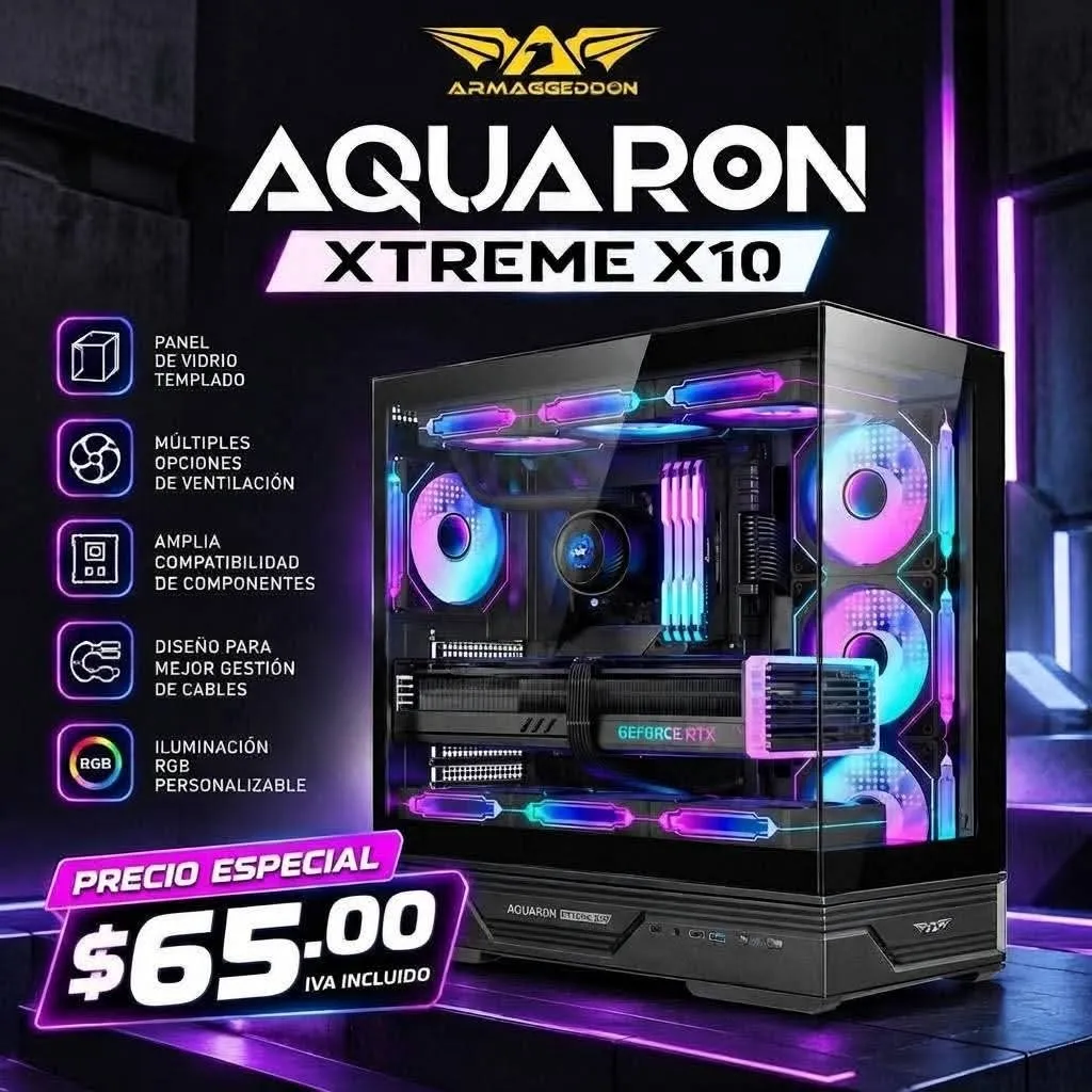 case 10 ventiladores 