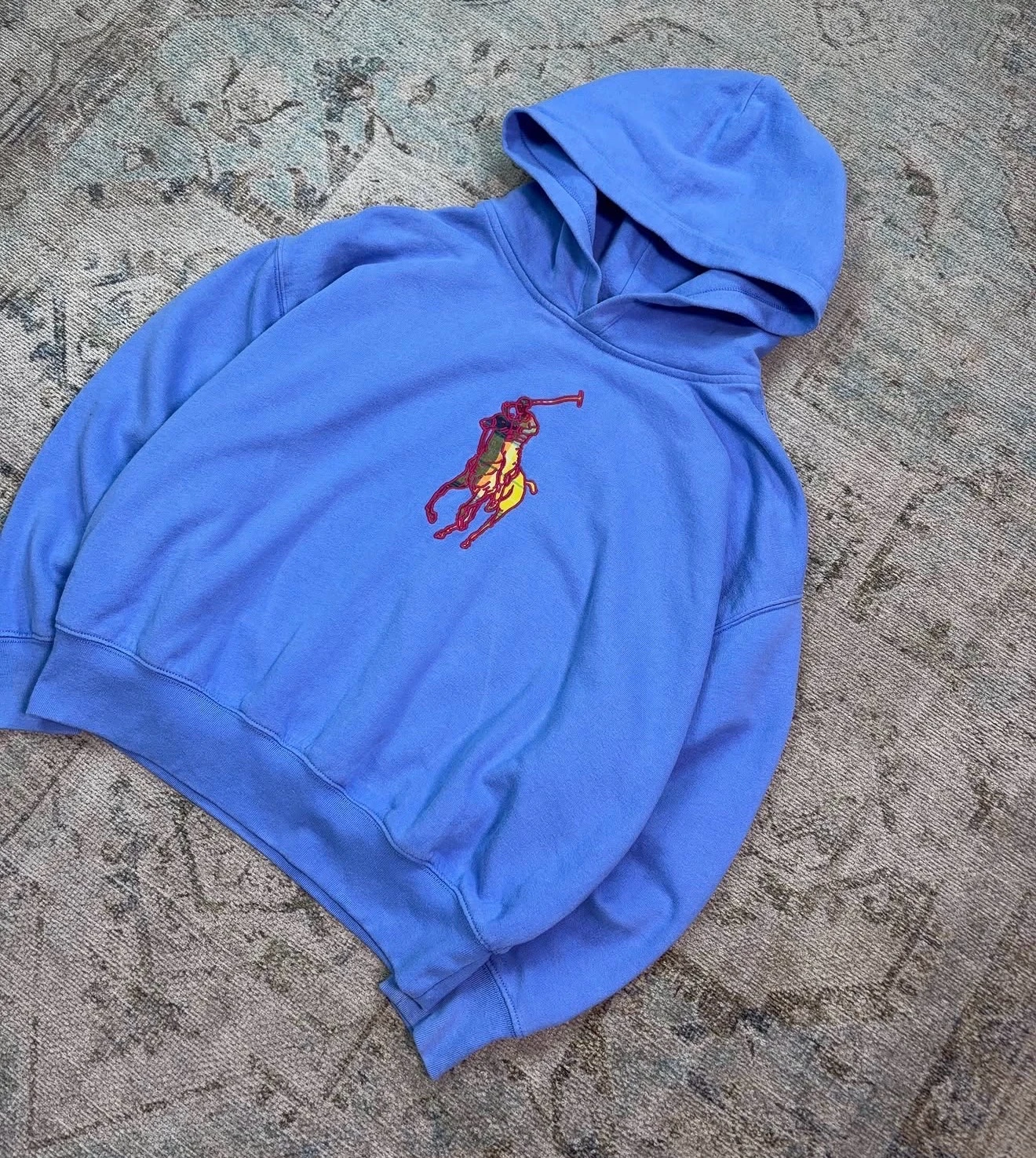 Hoodie Polo Ralph Lauren Big Pony log Bordado en Tartán Escocés 2