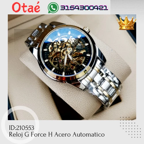 Reloj G Force H Acero Automatico
