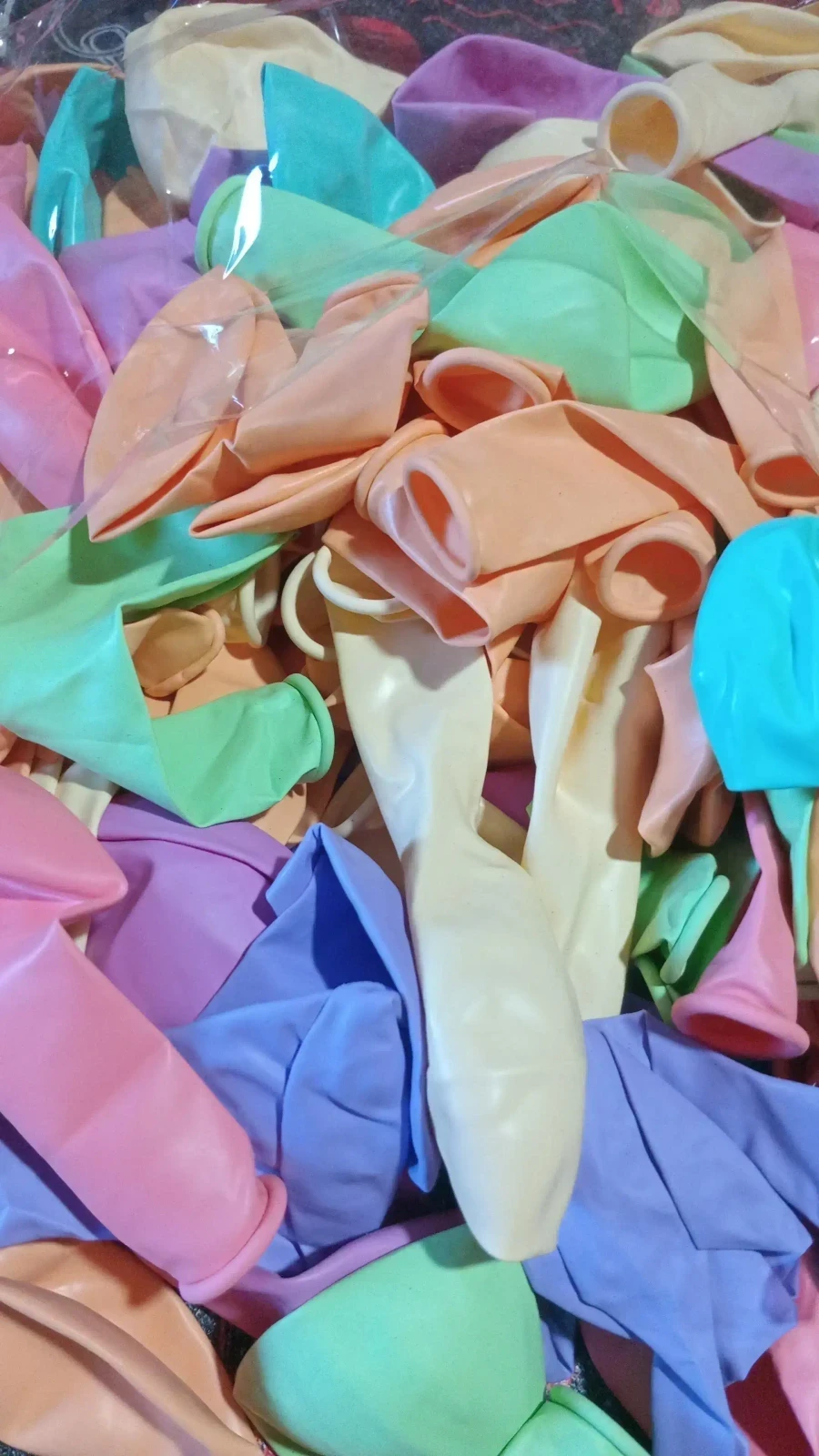 GLOBO LATEX PASTEL SURTIDOS X25