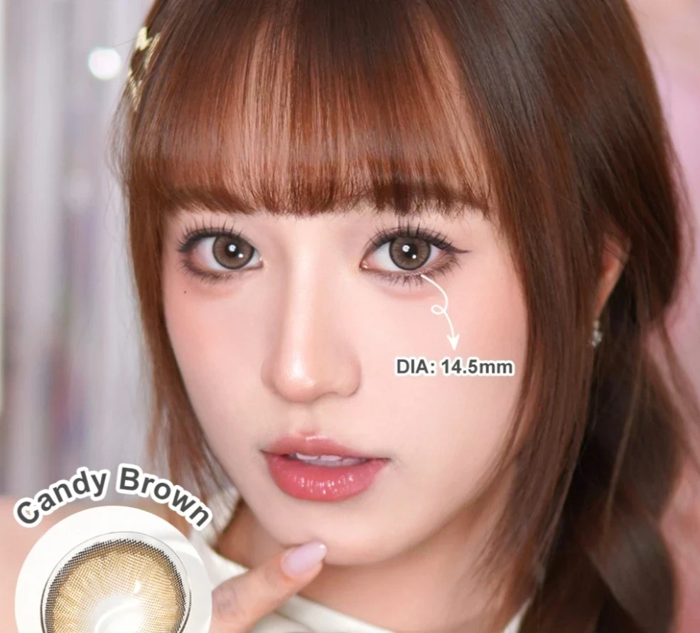 Lentes de contacto - Referencia: CANDY BROWN - EFECTO MUÑECA  2
