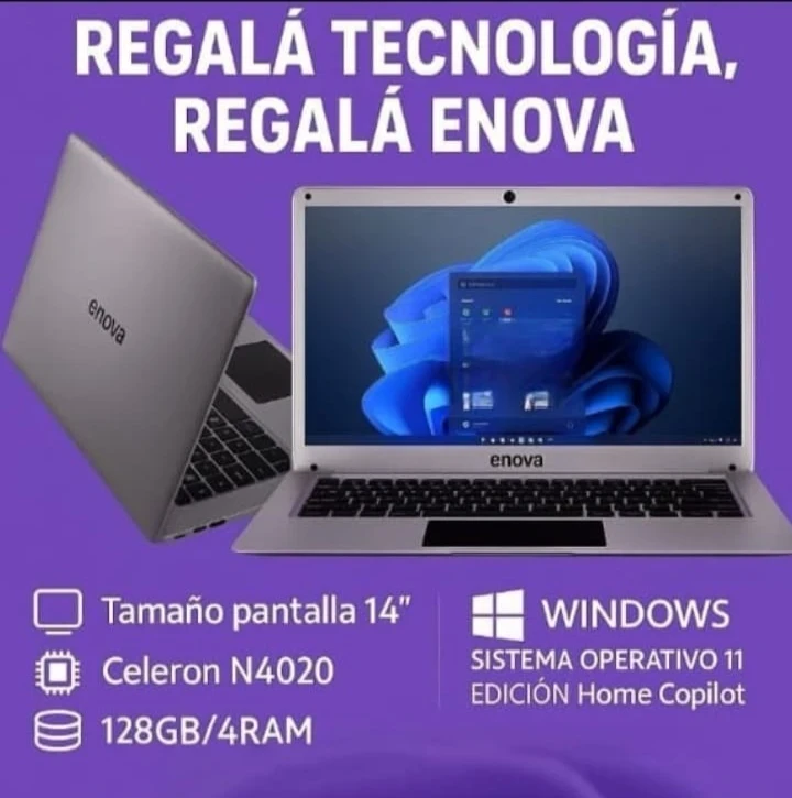 NOTEBOOK ENOVA 14" HOME COPILOT 4/128GB 5