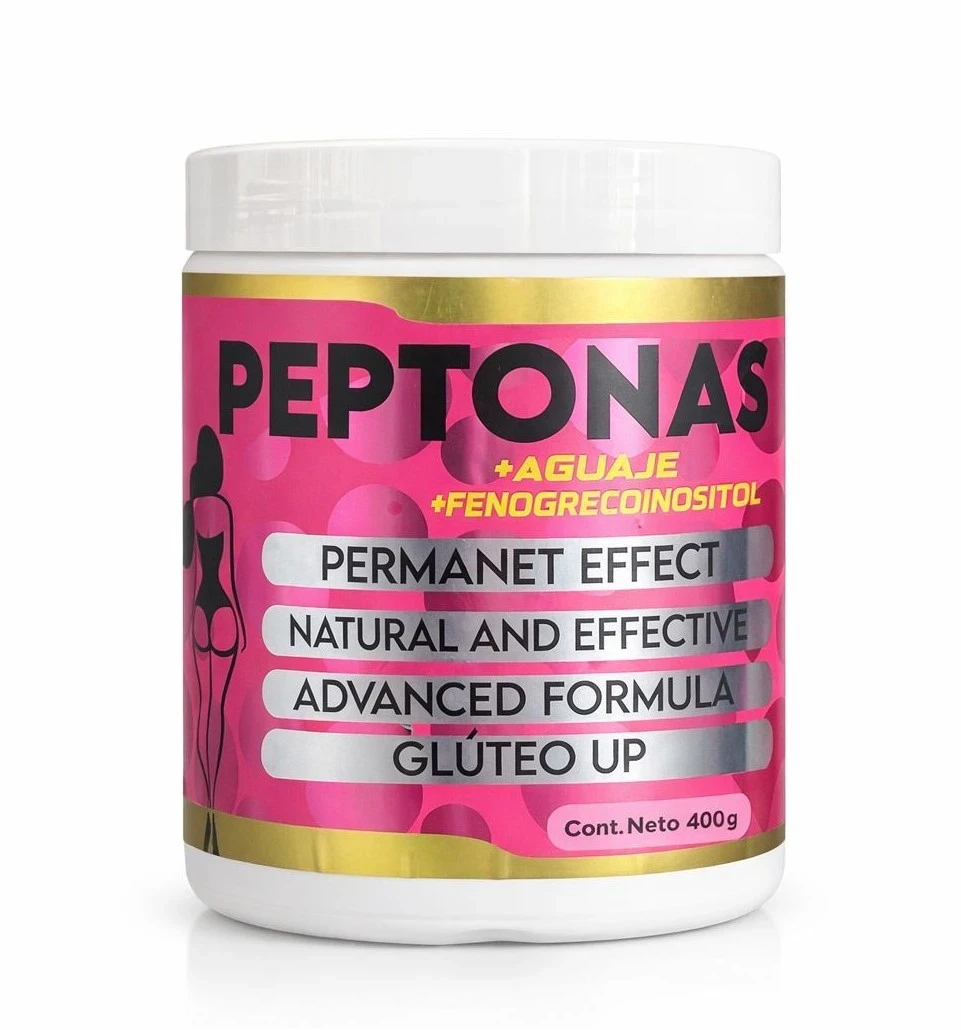 PEPTONAS AUMENTA GLÚTEOS UP EN POLVO + AGUAJE + FENOGRECOINOSITOL (400G)