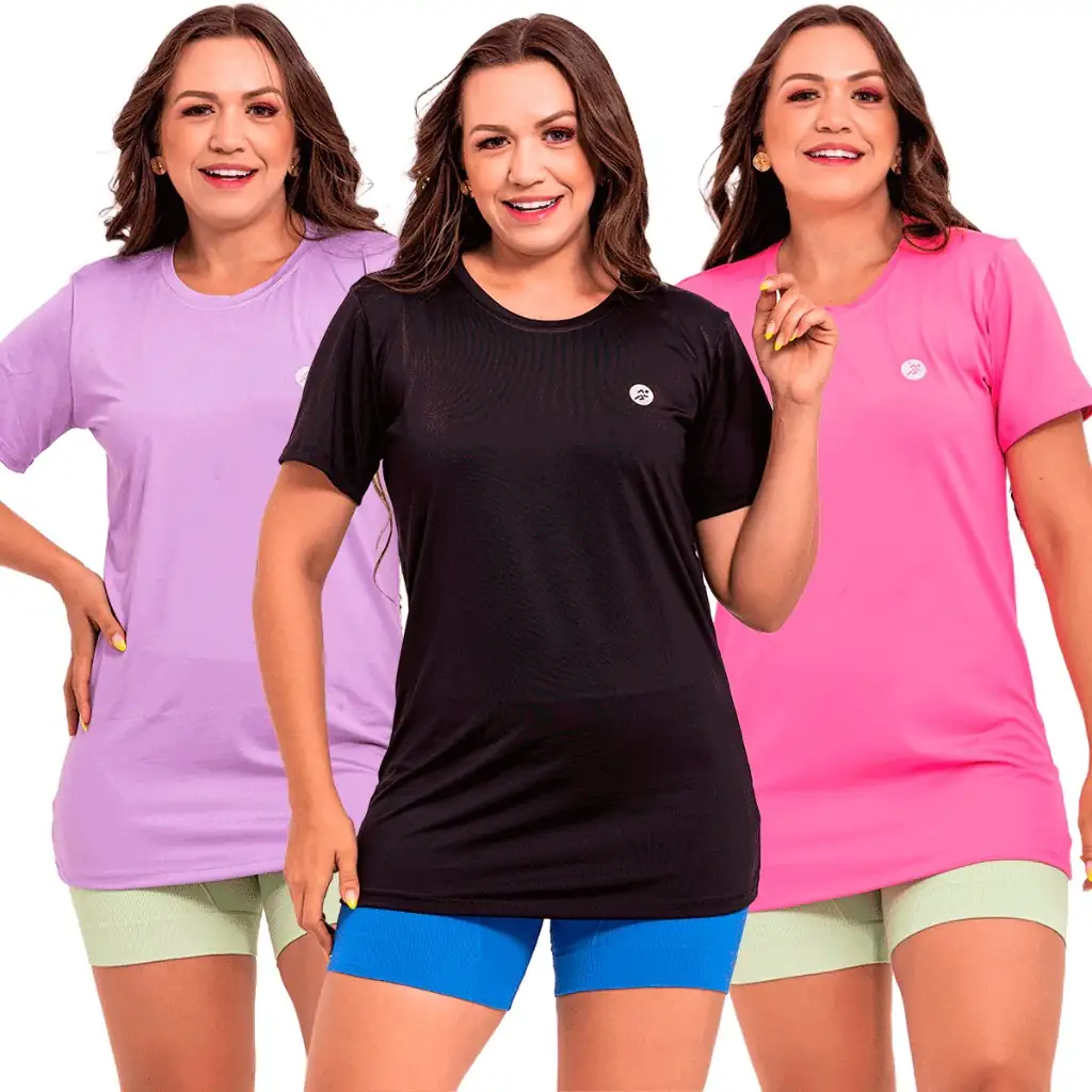 Kit 2 Camisetas UV Academia Poliamida