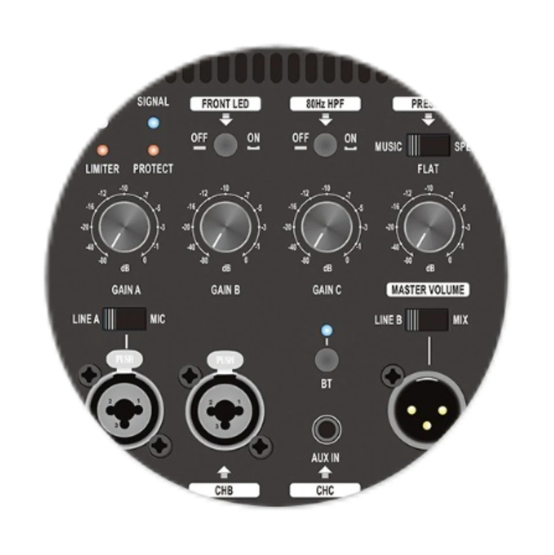 BA15 INOVAUDIO BAFLE BT 2
