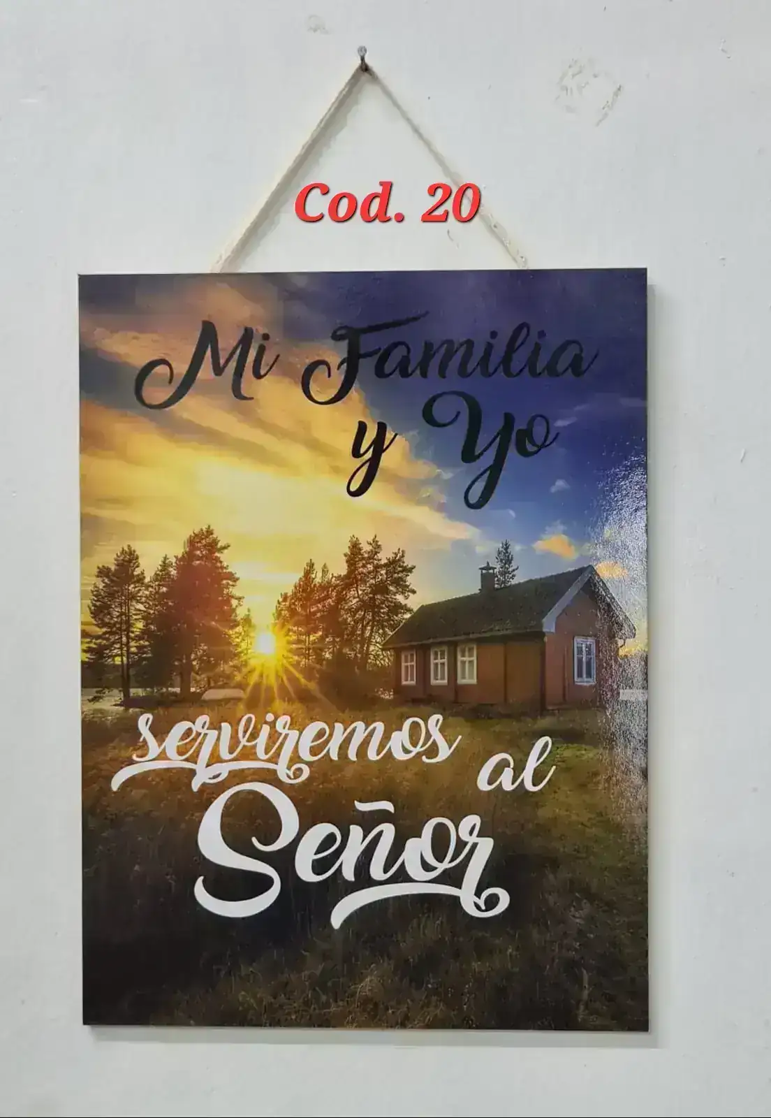 Cuadro simple chico. 20