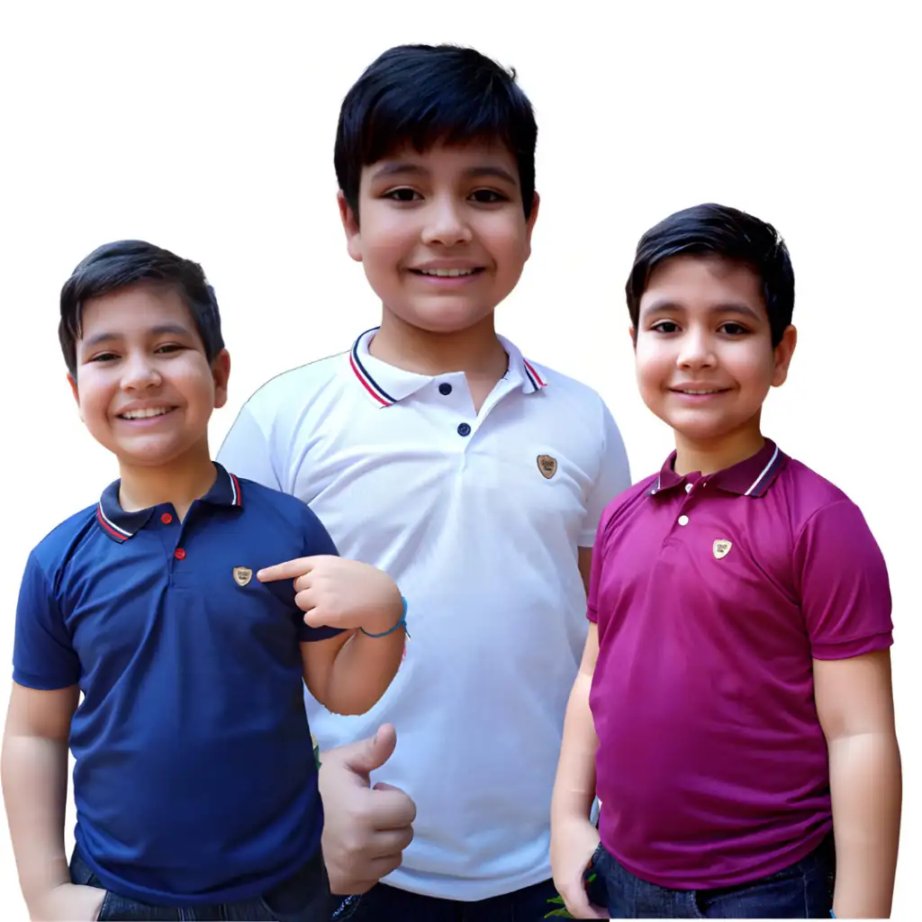 Camiseta Gola Polo Infantil Premium