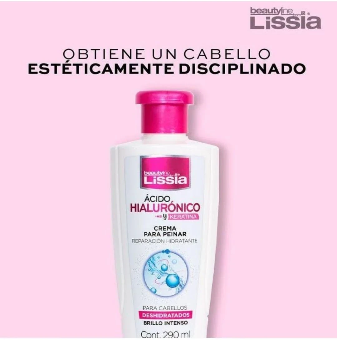 lissia crema peinar tarro x290 acido hialuronico