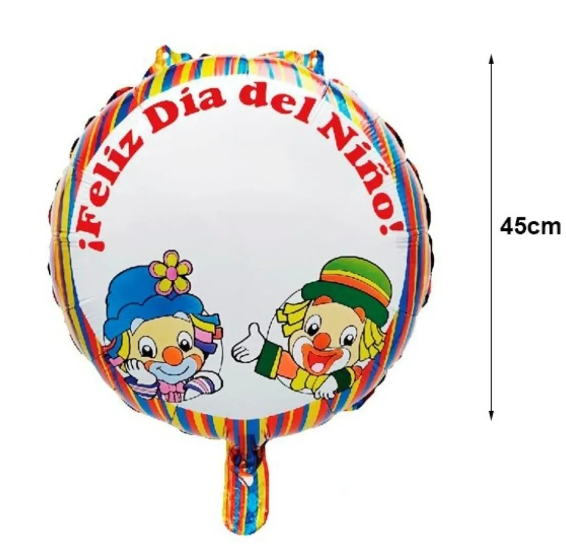 Globo metalizado 18 pulgadas "Feliz dia del niño" 4