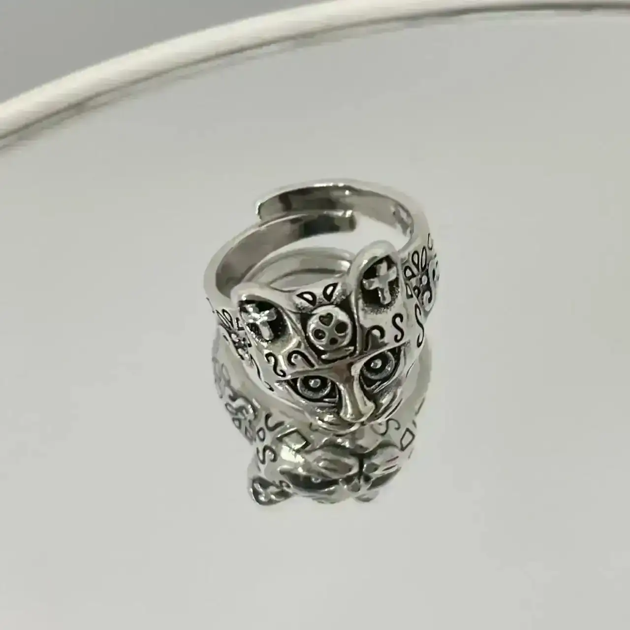 Anillo Tigre Plateado REF: MB07 2