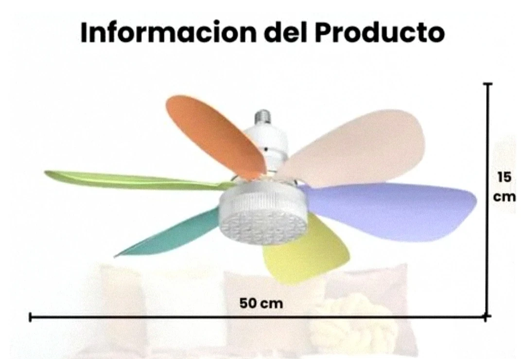 FOCO VENTILADOR 50W 8