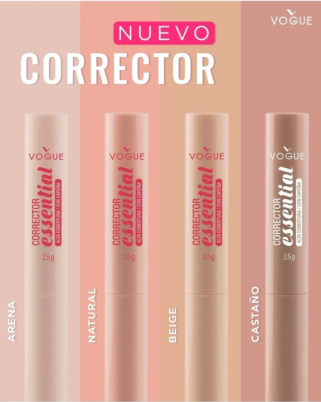 vogue corrector cremoso essential