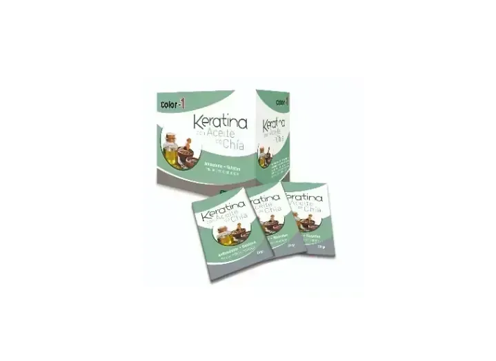 TRATAMIENTO KERATINA CON CHIA X 24