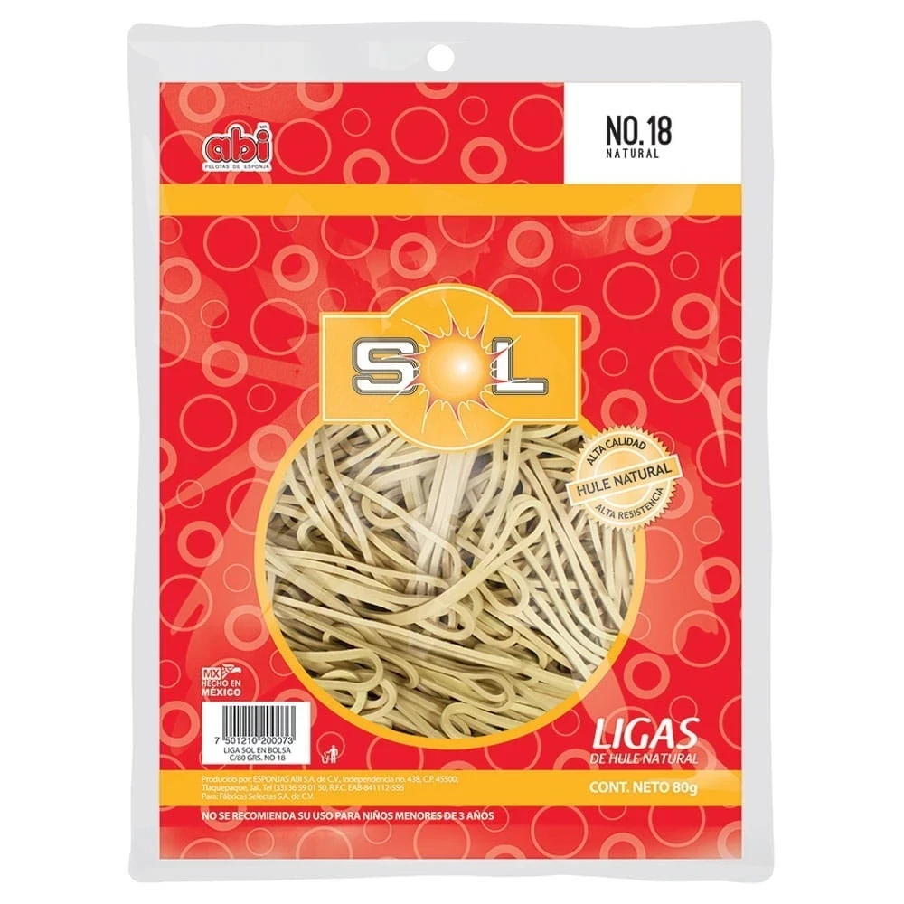 ligas #18 bolsa 80g natural