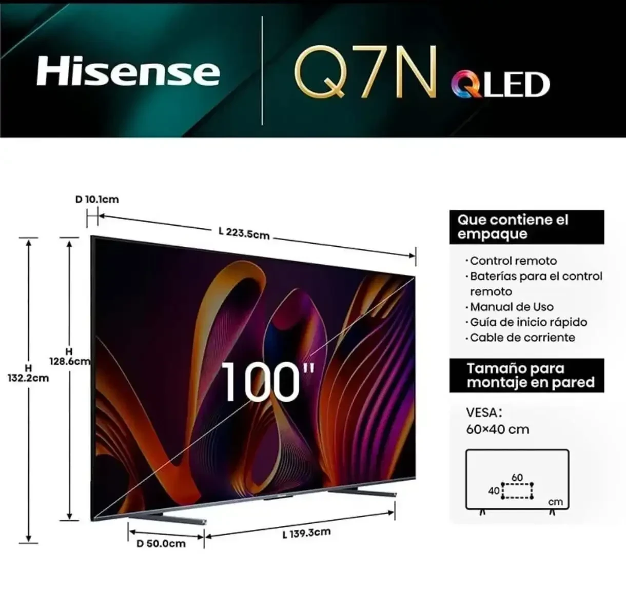 Smart Tv Hisense 100"  QLED  2